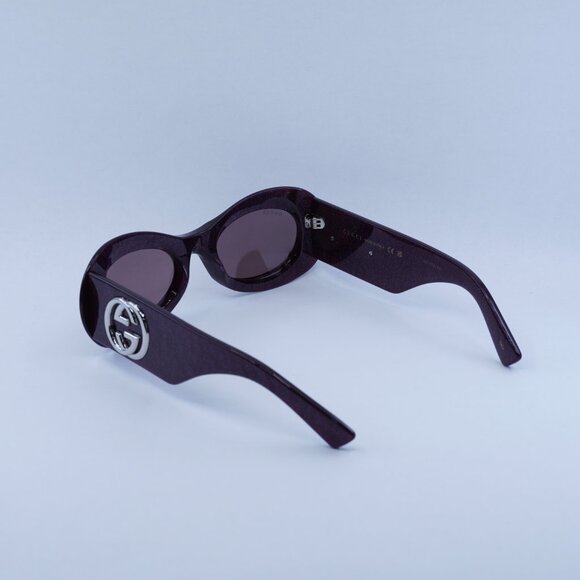 Gucci GG1696S 003 Sunglasses Violet Glitter Frame, Violet Lenses - Lowest Price! main image 12